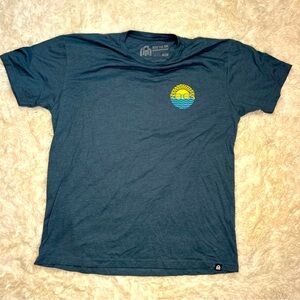 Into the AM Tshirt gray XL sun with sunglasses graphic front and back